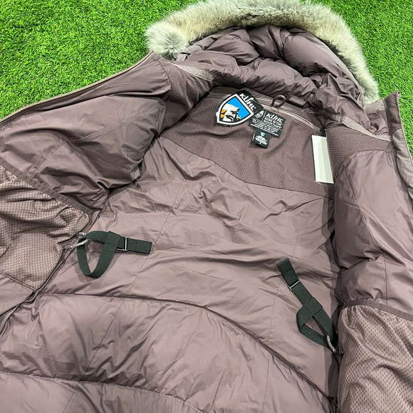 NWT Kuhl Womens Frost Down Parka Dusk 800 Down $549 New - Picture 6 of 10